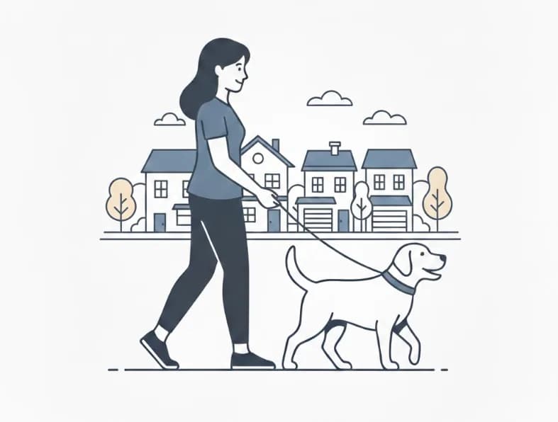 Walking dog
